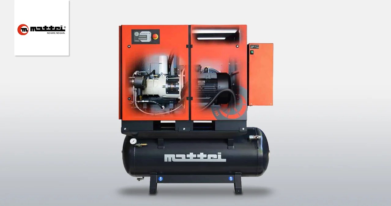 MATTEI Rotary Vane DirectDrive (RVD) Series Air Compressors Akhurst