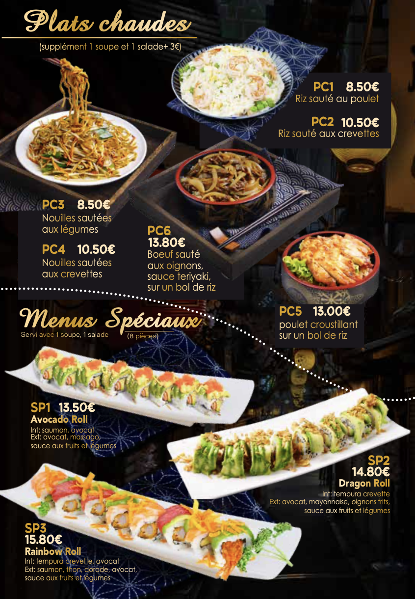 Bienvenue au restaurant Aki sushi!