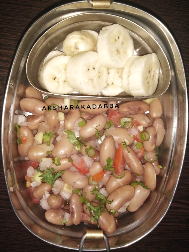 Kidney Bean Salad Healthy Toddler Snack Recipe Aksharakadabba