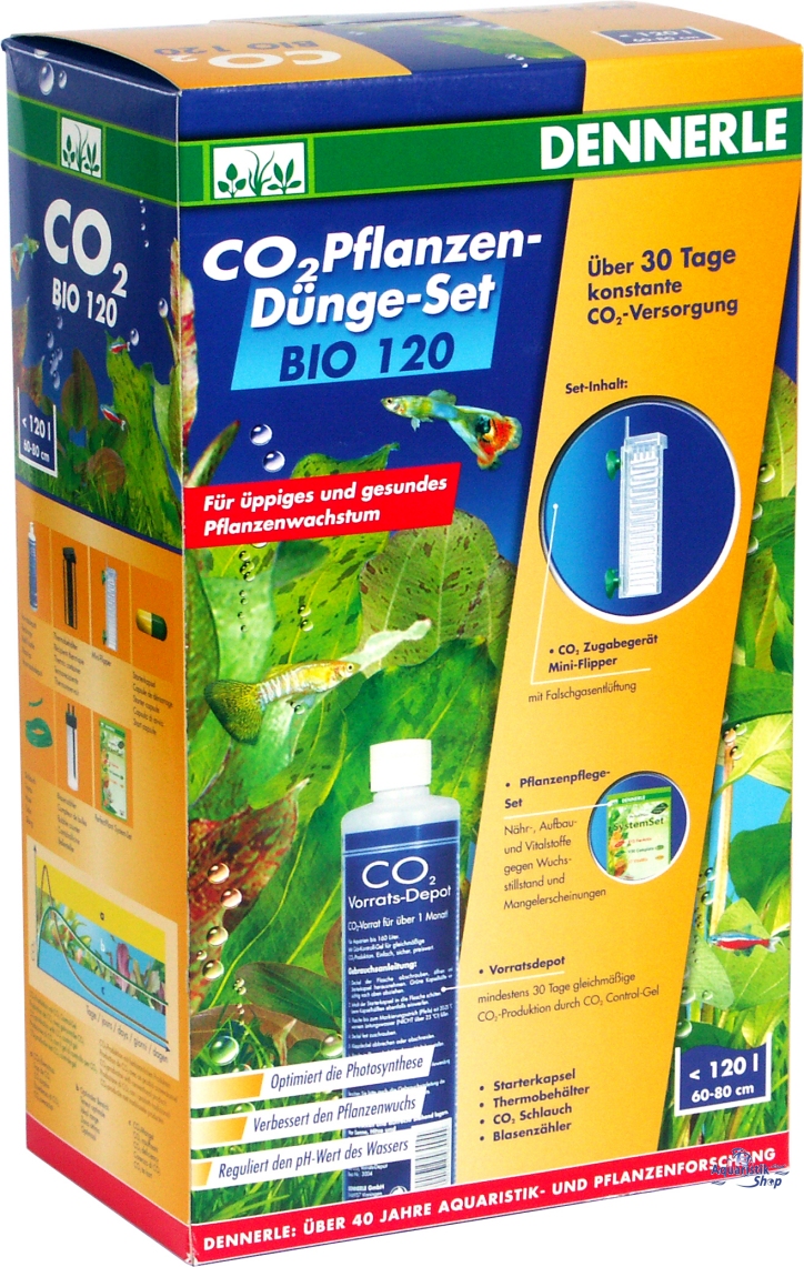 Dennerle CO2 Plant Fertilizer Set BIO 120 akvazoo