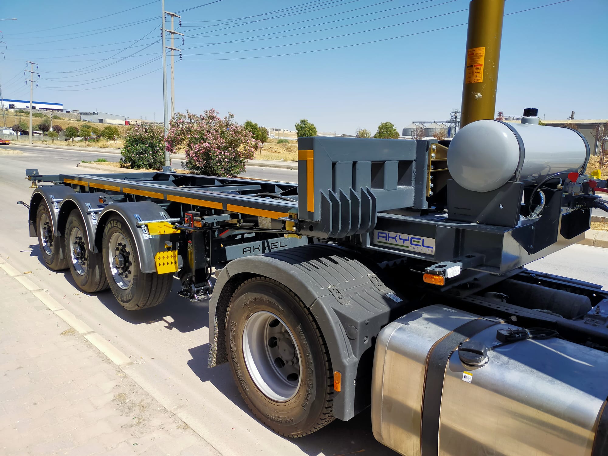 Tipping Container SemiTrailers Akyel Trailer