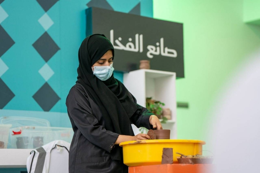 الحرف اليدوية حاضرة في حفل أمانة جدة باليوم الوطني الـ95 الحرف اليدوية حاضرة في حفل أمانة جدة باليوم الوطني الـ95