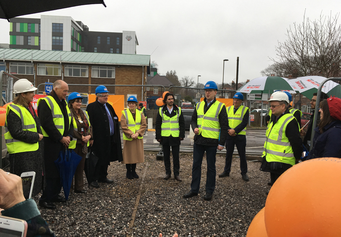 Groundbreaking ceremony for Maggie's Southampton AL_A