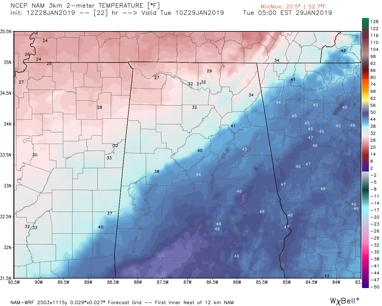Here is the Latest on the Alabama Weather Situation at 1030 a.m. The