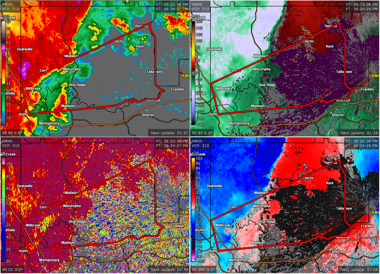 CANCELED Tornado Warning for Parts of Elmore, Montgomery Co. Until 700 pm The Alabama Weather