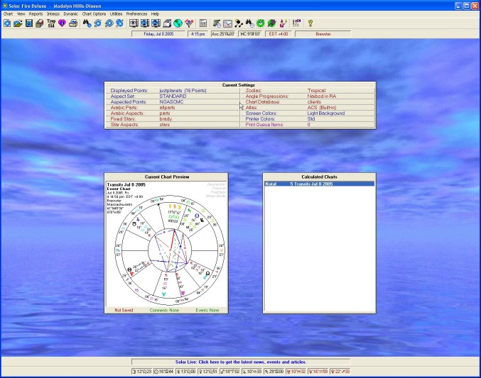 Solar Fire 6 Official Publishers Features and Pricing for Solar Fire.