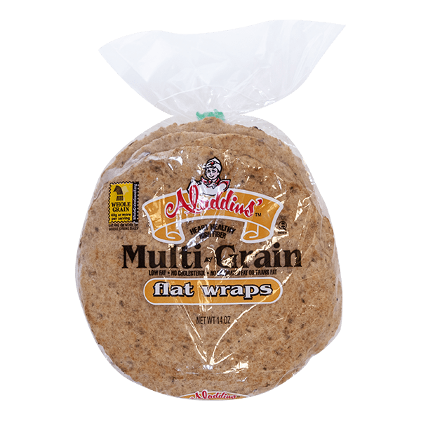 Flat Multigrain Flat Wraps Aladdin's BakeryAladdin's Bakery