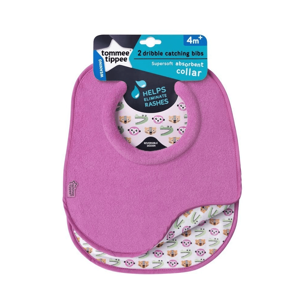 Alami Baby Bibs, Soothers & Teethers Tomme Tippee Explora Dribble Bibs 2 Pack