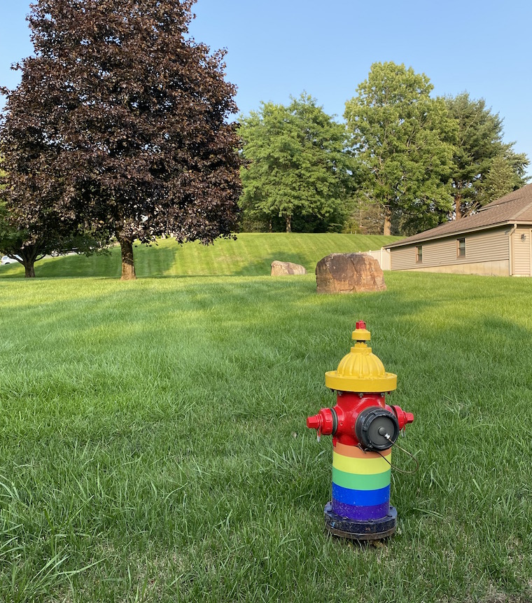 A Rainbow Hydrant in my Hometown Alan Ilagan