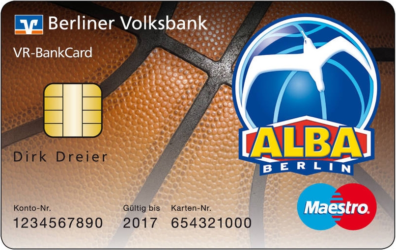 ALBA BankCard ALBA BERLIN Basketballteam