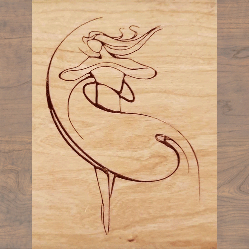 V Carving Dancing Lady Albadora Wood Carvings