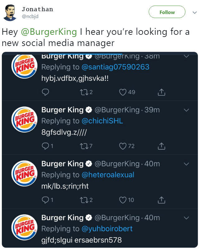 Burger King Tweets Nonsense and People Love It Al Bawaba