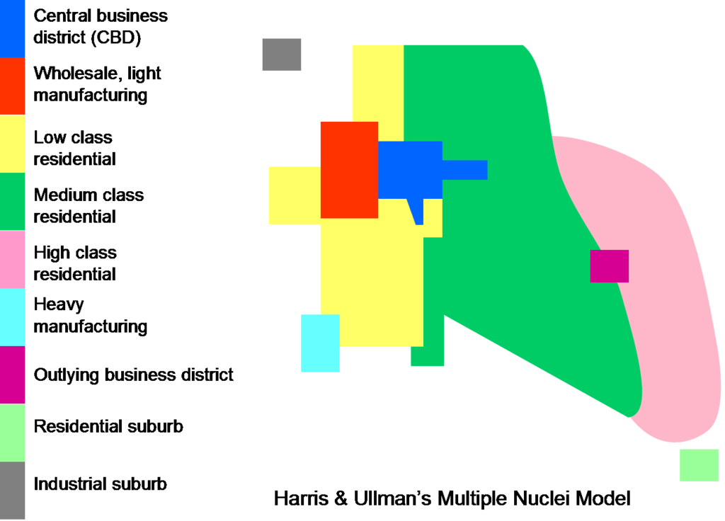 MultipleNuclei Model AP® Human Geography Crash Course Albert.io