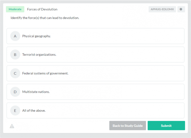Devolution AP® Human Geography Crash Course Albert.io