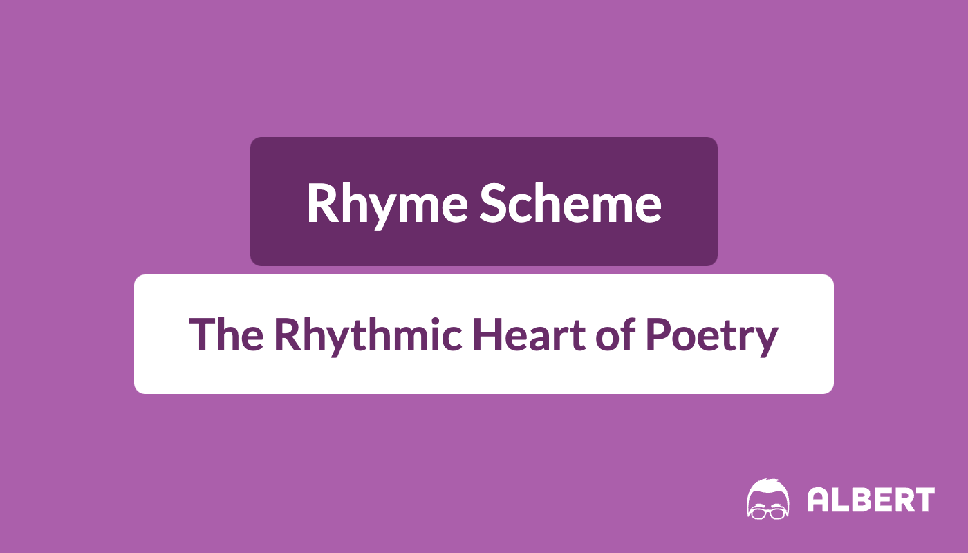 Rhyme Scheme The Rhythmic Heart of Poetry Albert Resources