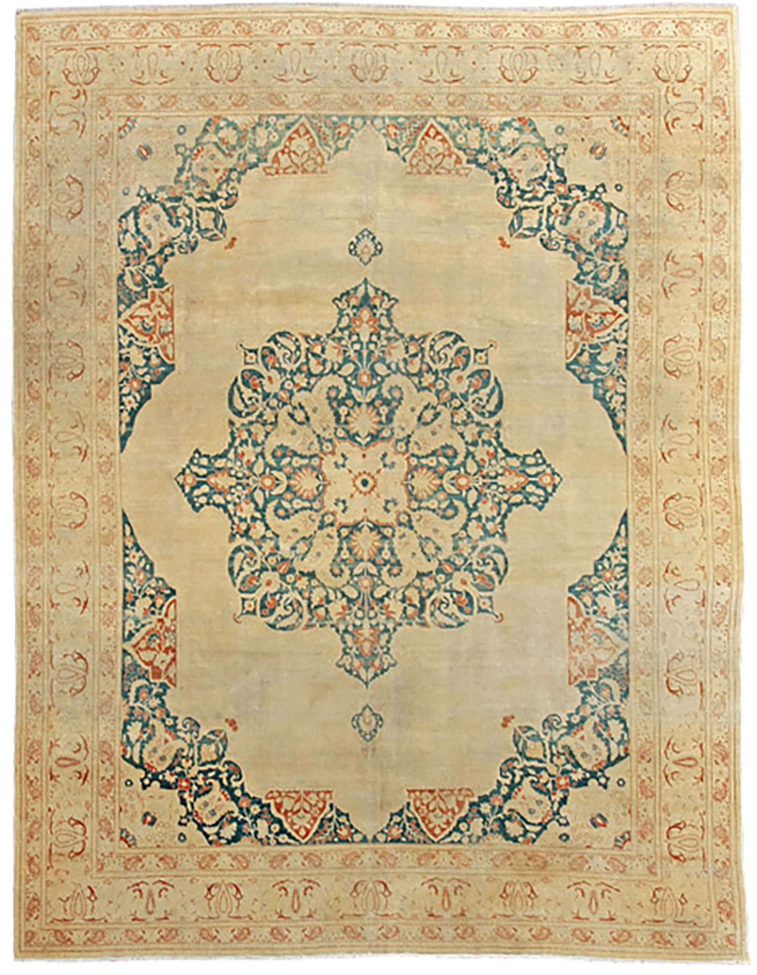 Fine Antique Tabriz Haji Jalili Carpet Alberto Levi Gallery