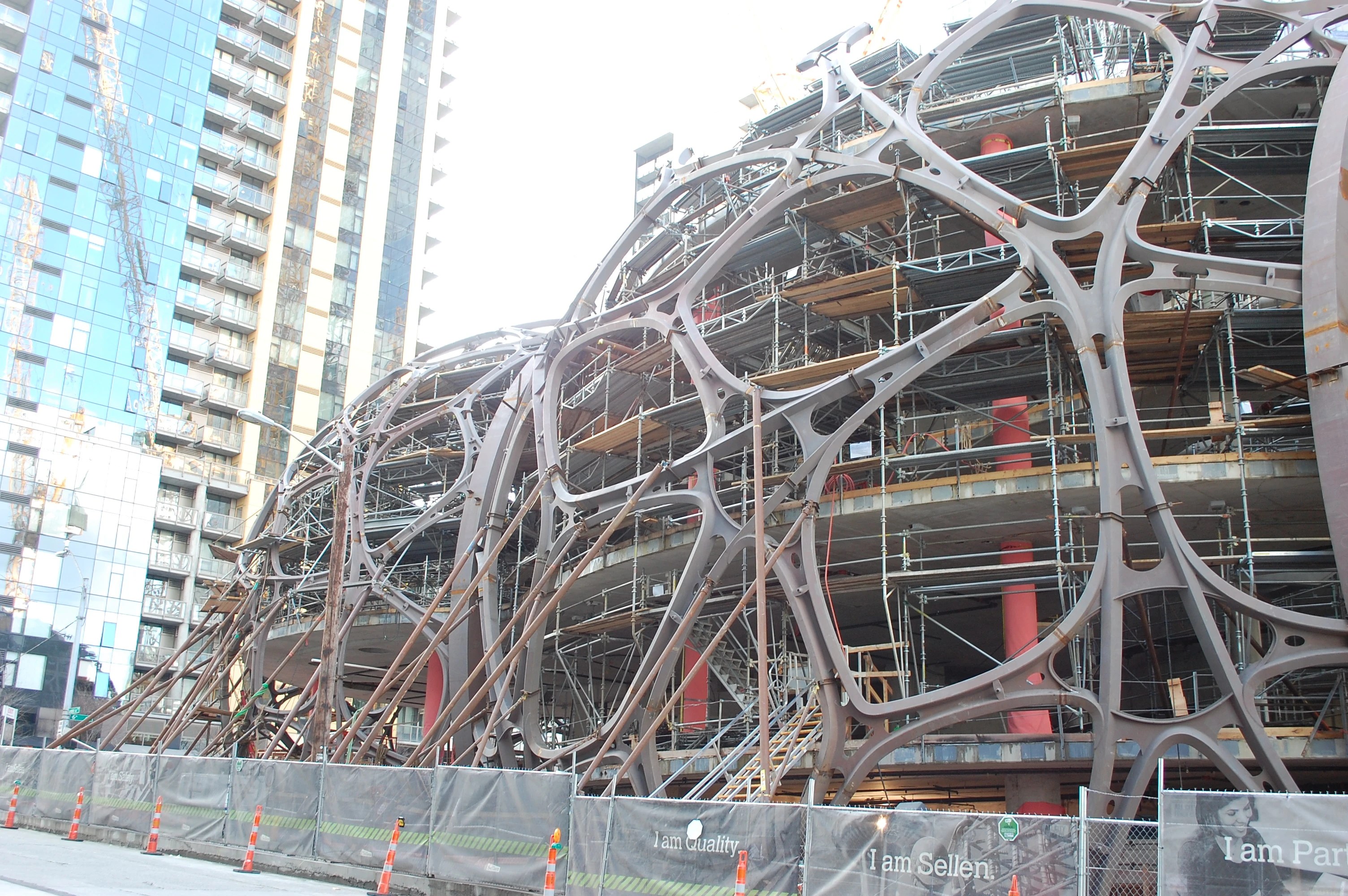 Curved Steel Construction in Seattle, WA. Albina Co., Inc.