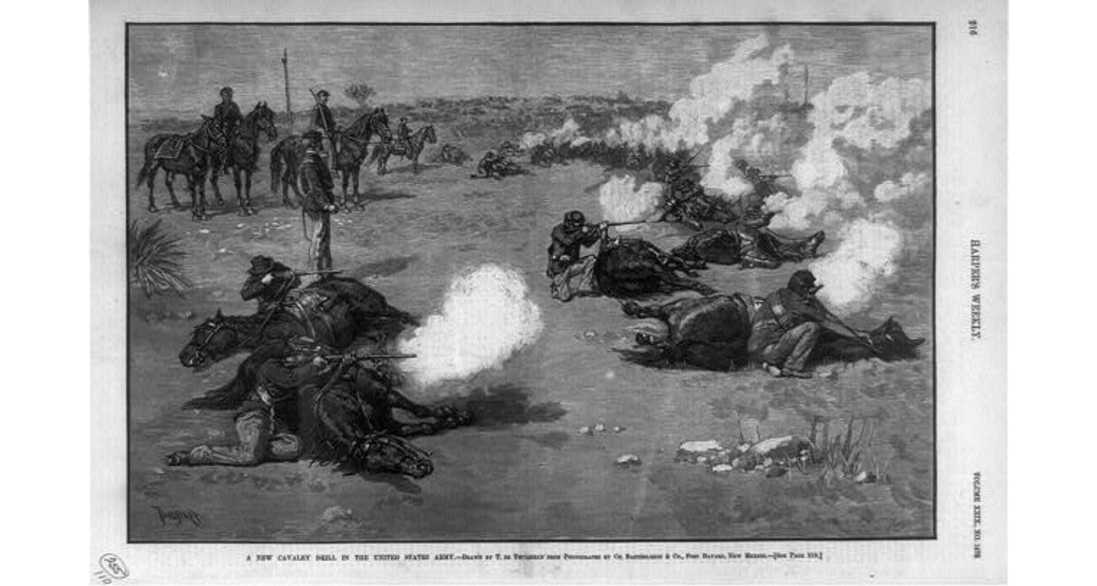 A New Cavalry Drill in the United States Army Fort Bayard, NM