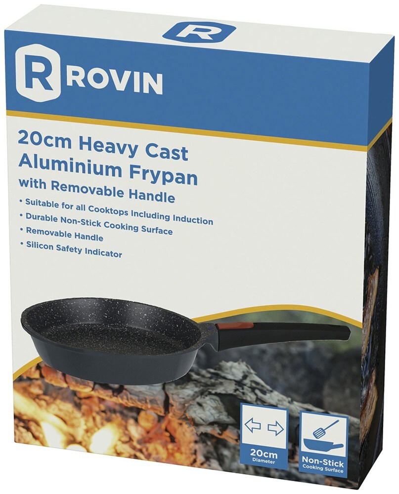 Induction Fry Pan 20cm with Removable Handle