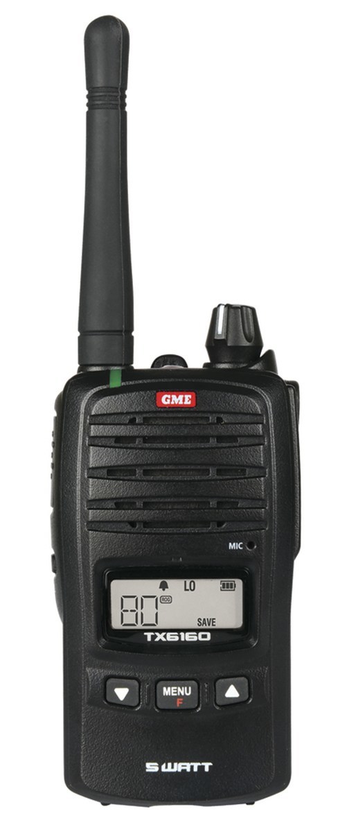 GME 5W UHF Transceiver TX6160 with Accessories DC9052Rugged Australian