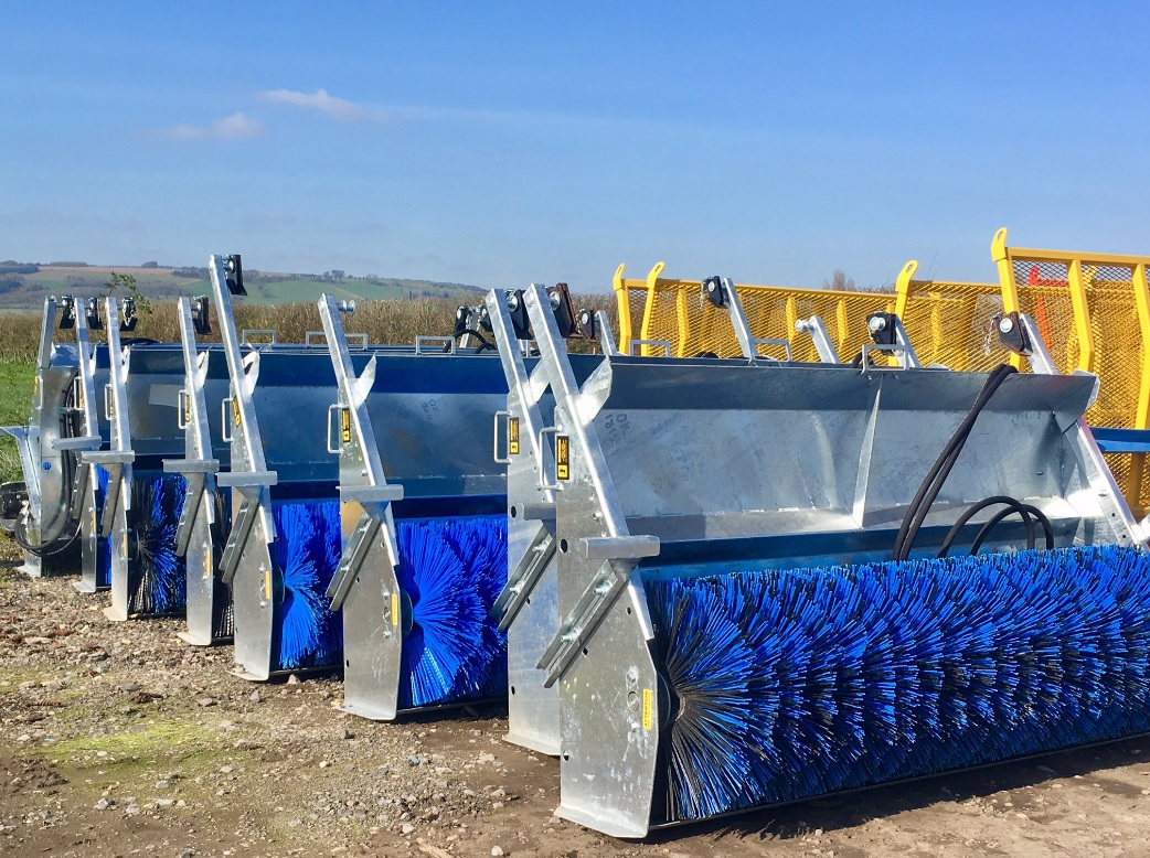 Bucket Brushes Albutt attachments materials handling
