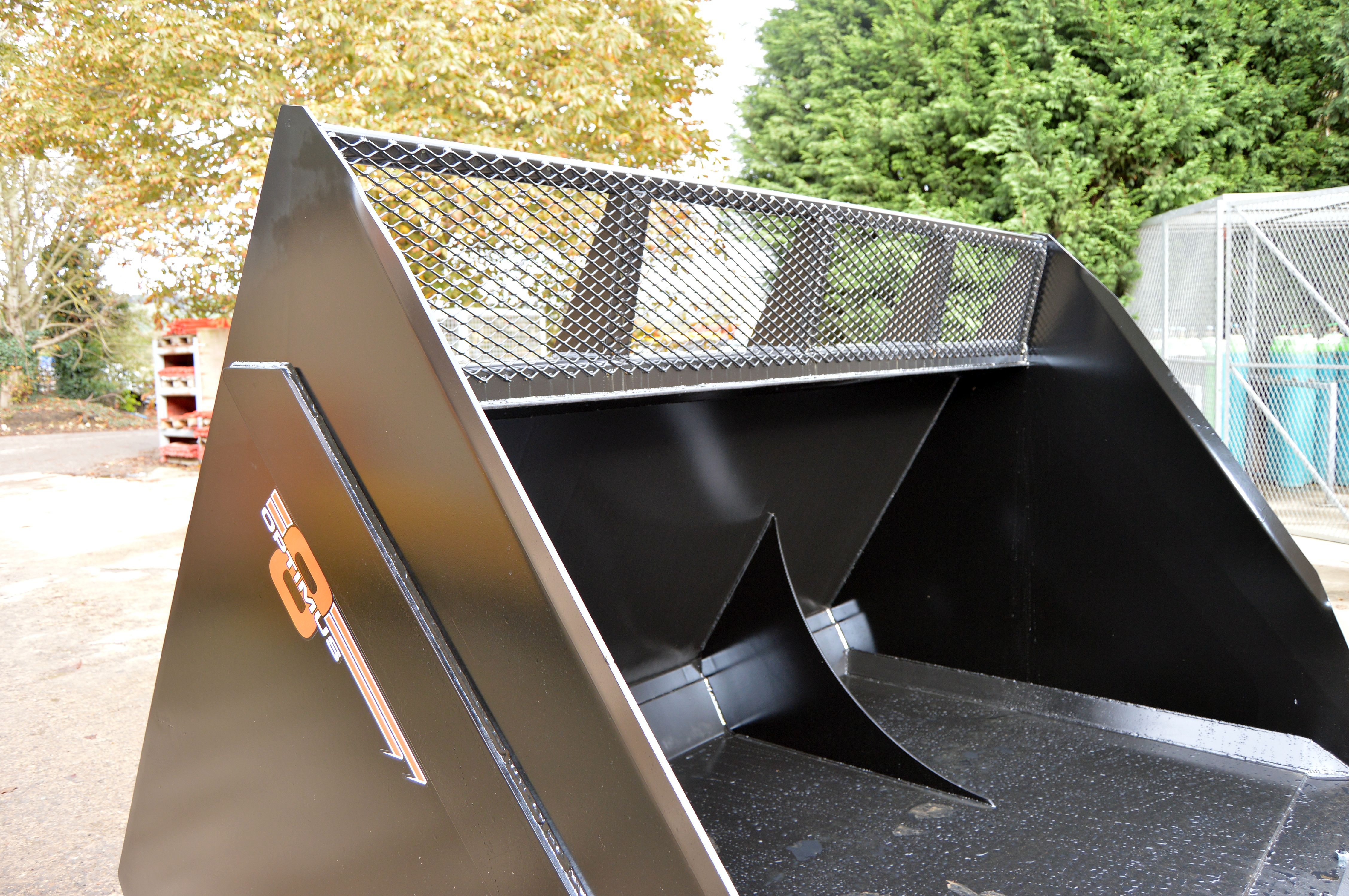 Wood Chip Bucket Albutt attachments materials handling