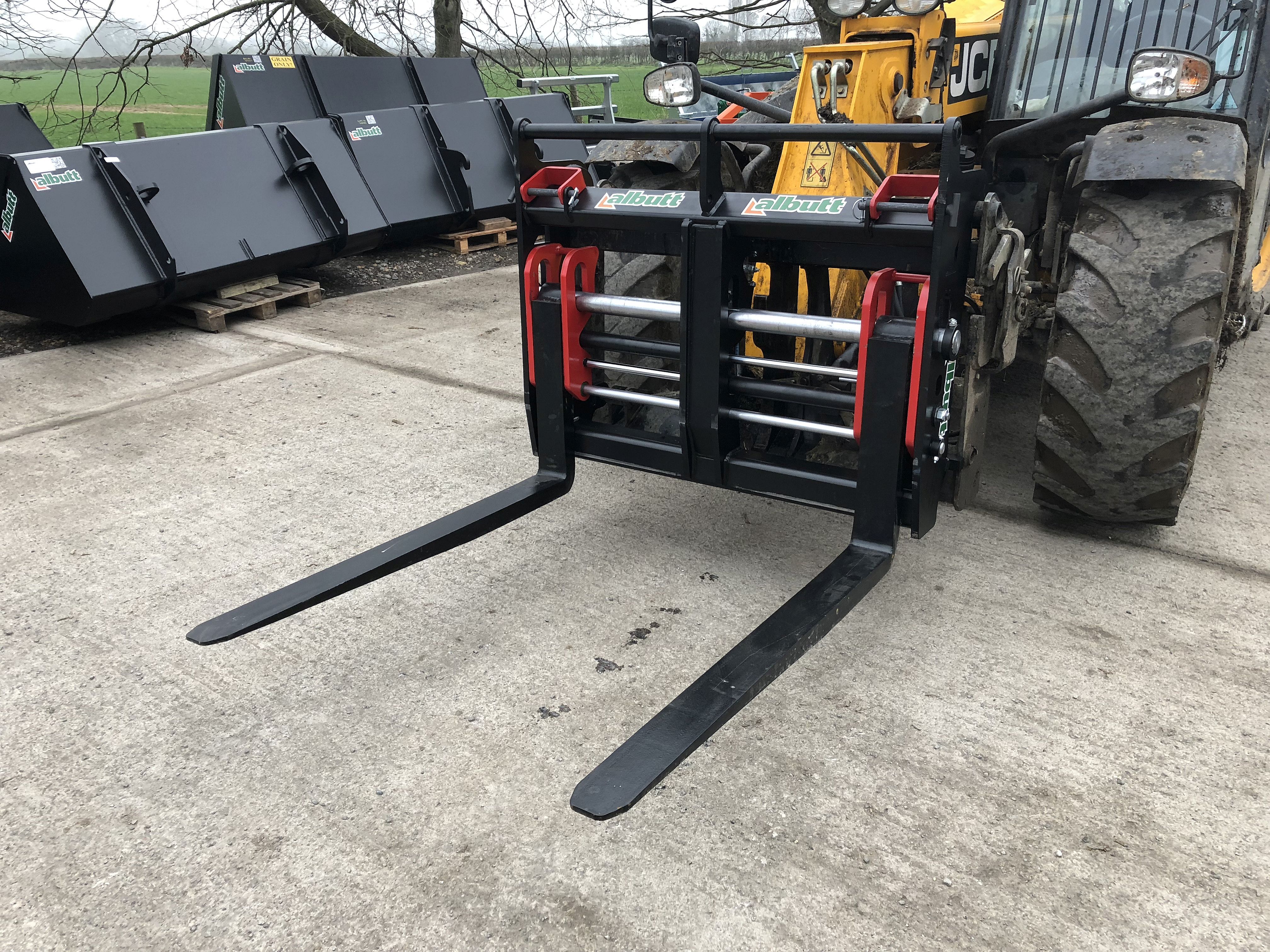 Pallet Fork Positioners Albutt attachments materials handling