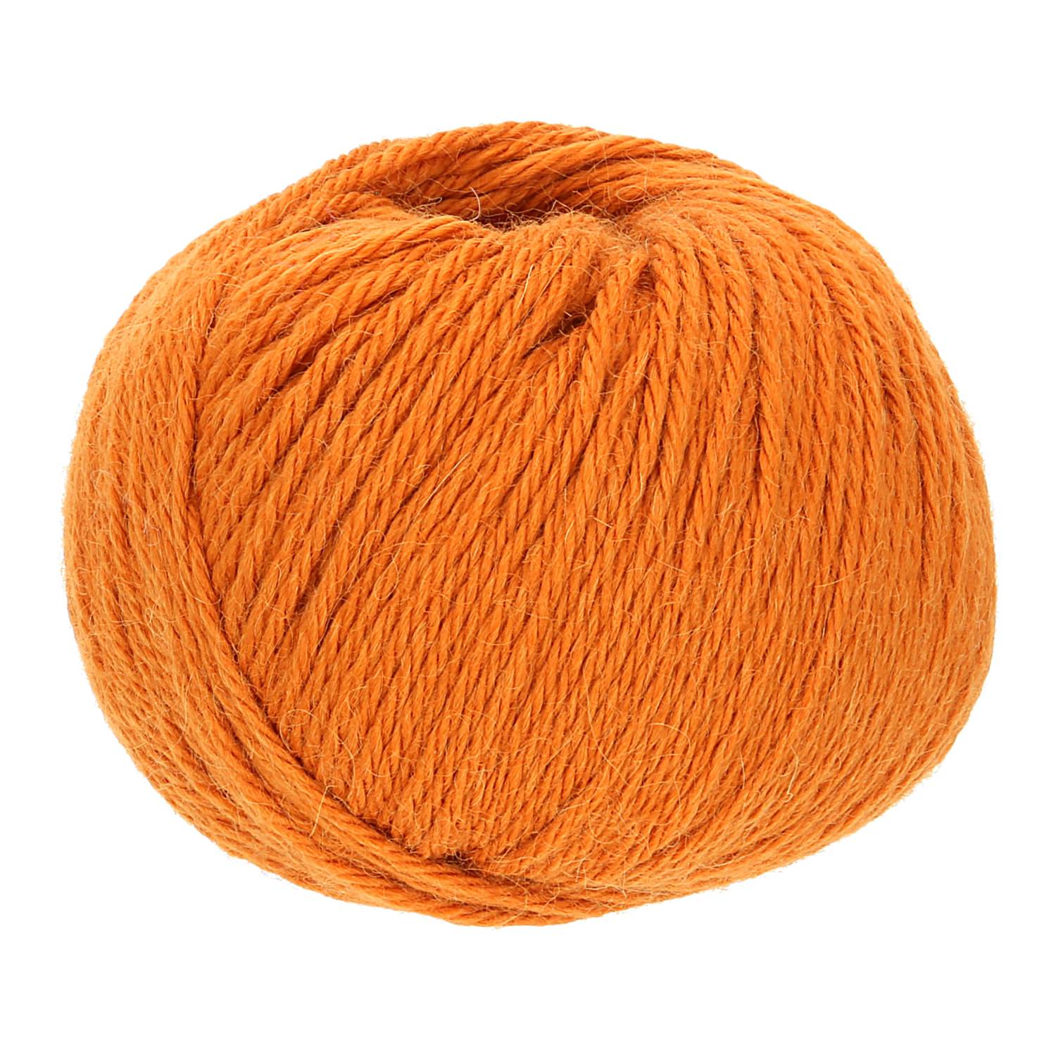 Handstrickgarn Baby Alpaka KUPFER Albwolle