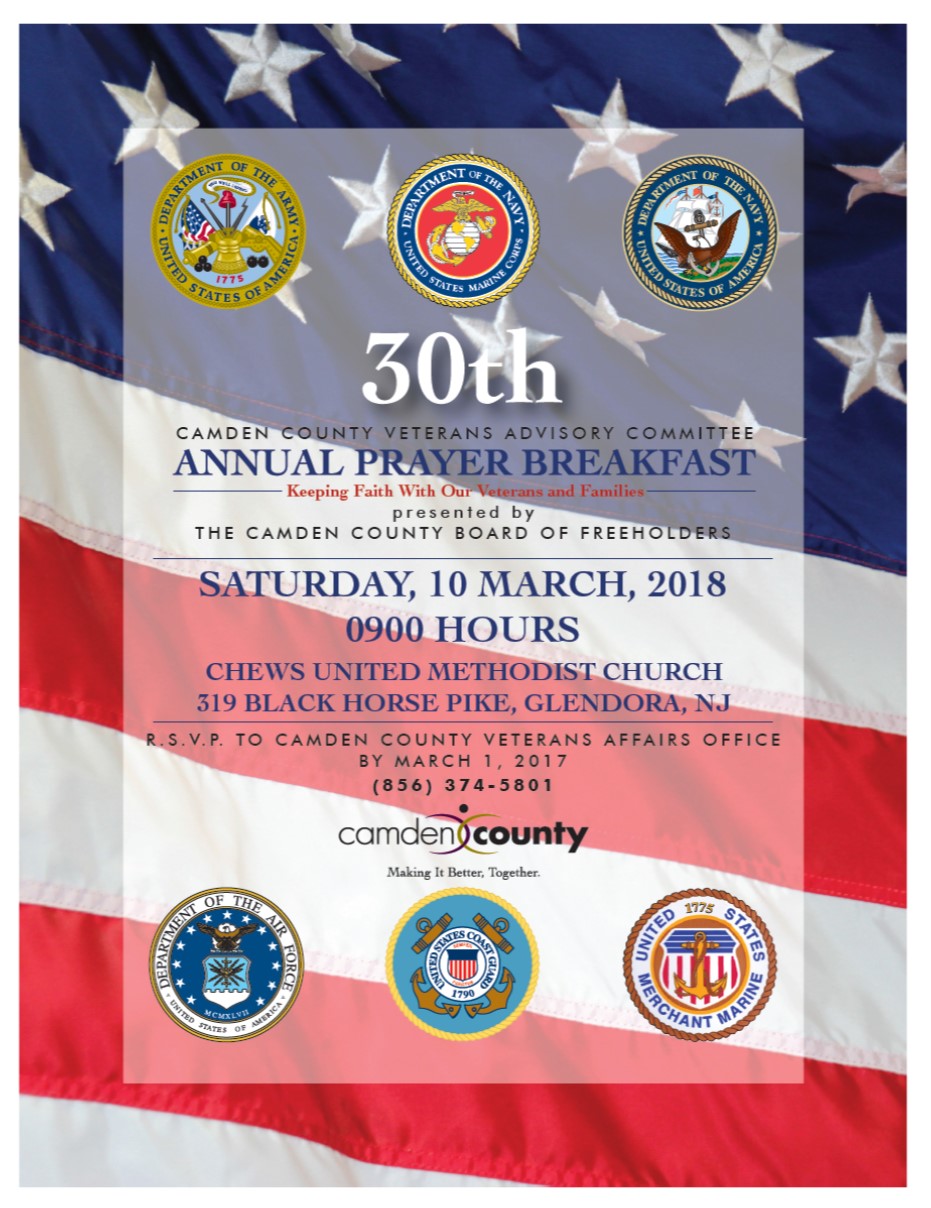 American Legion Greshamm,Wi 2023 Events Camden County Veterans Advistory Committee Veterans Prayer Breakfast