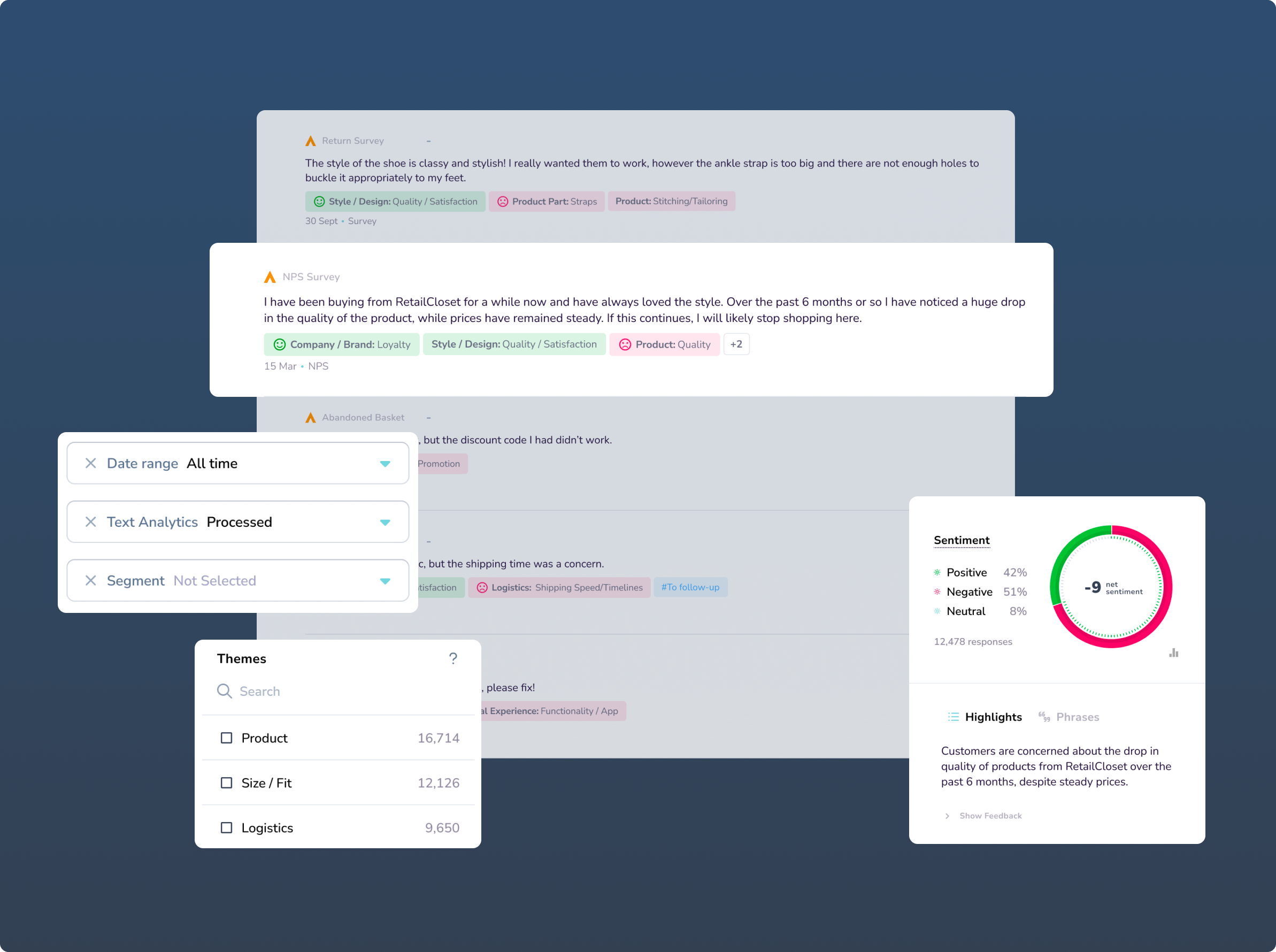Alchemer Pulse AIdriven Feedback Insights & Text Analysis