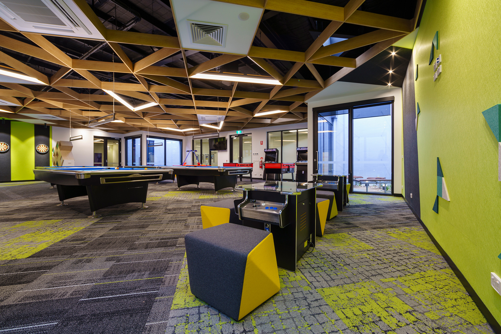 Monash University Sports Building & Games Room Alchemy Construct