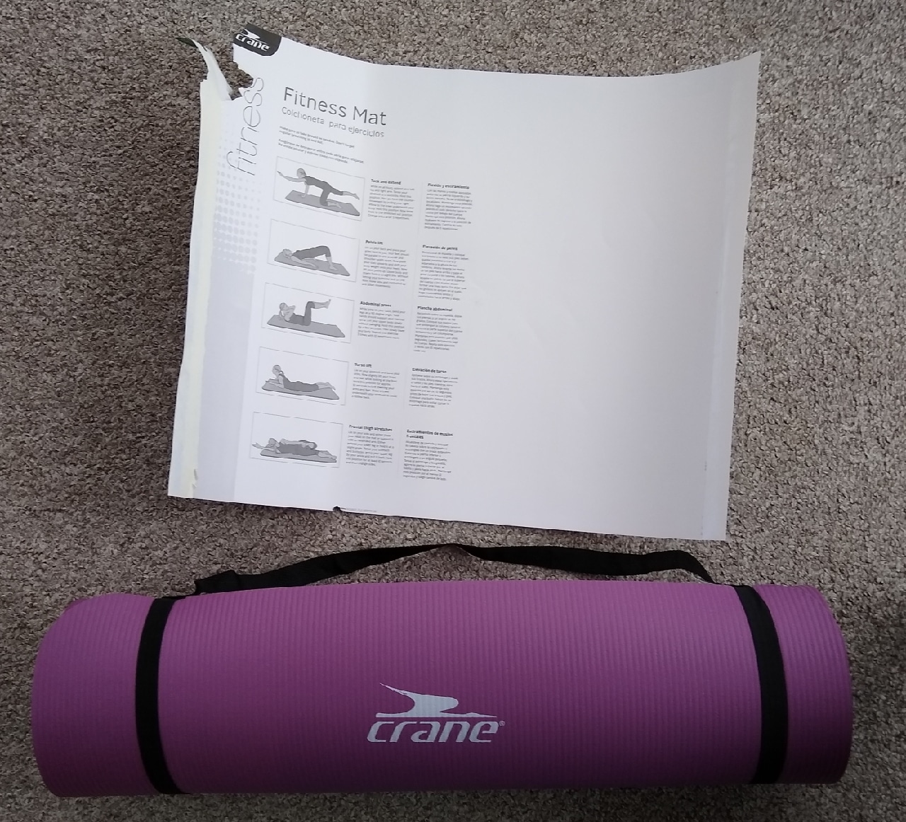 Crane Fitness Mat ALDI REVIEWER Crane Fitness Mat ALDI REVIEWER