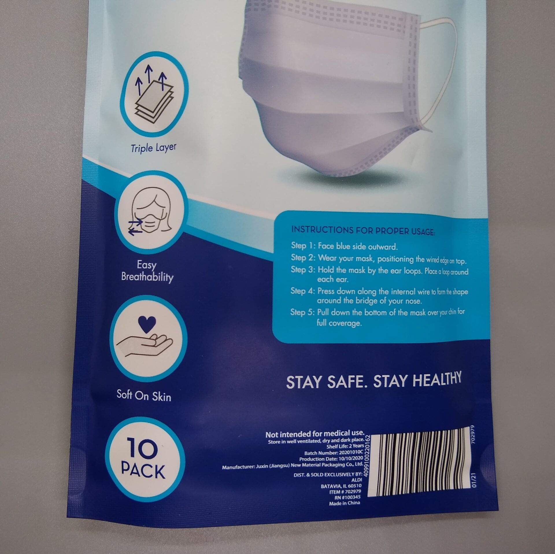 Welby Disposable Face Masks ALDI REVIEWER