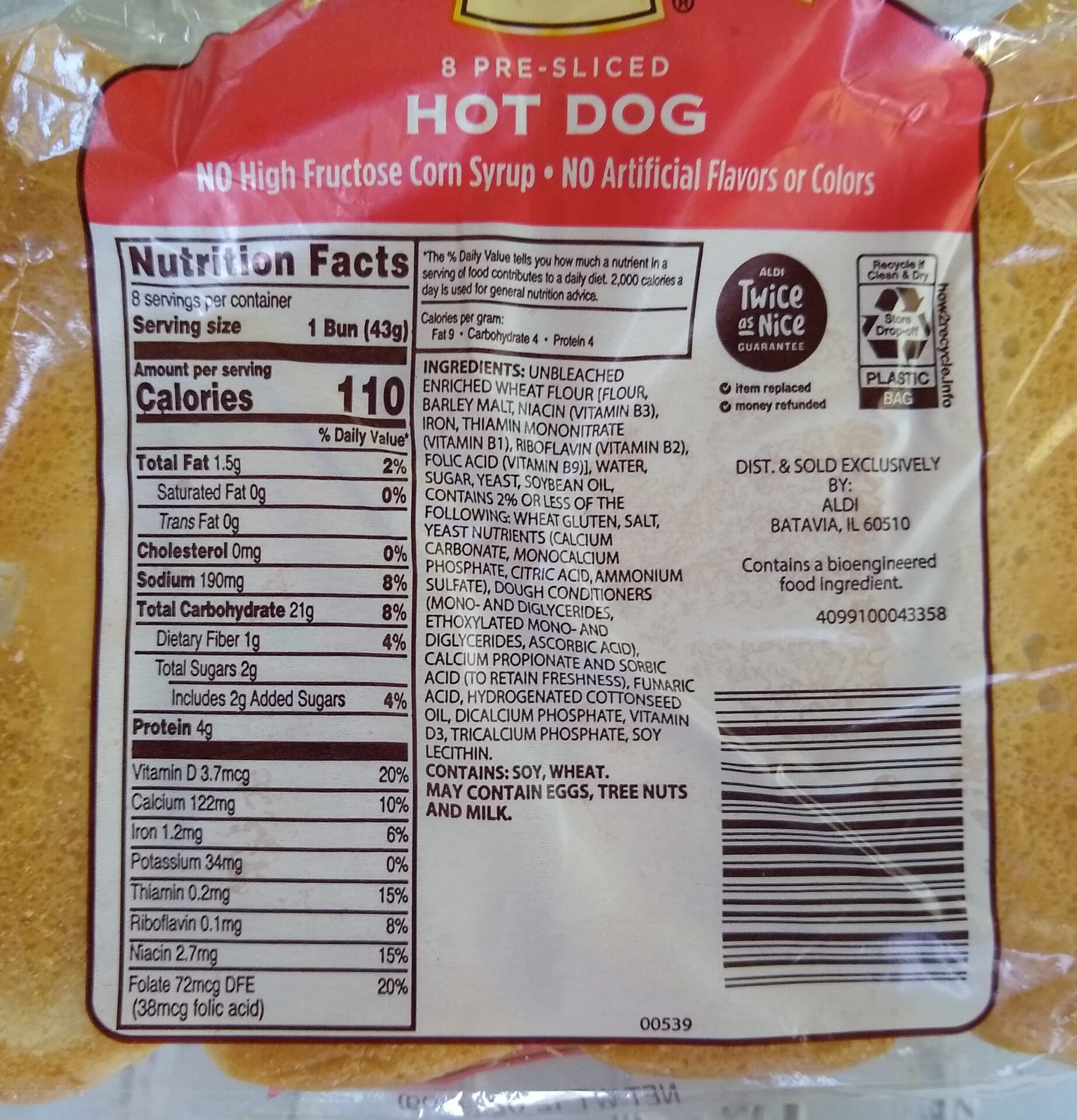 L'Oven Fresh Hot Dog Buns Aldi Reviewer