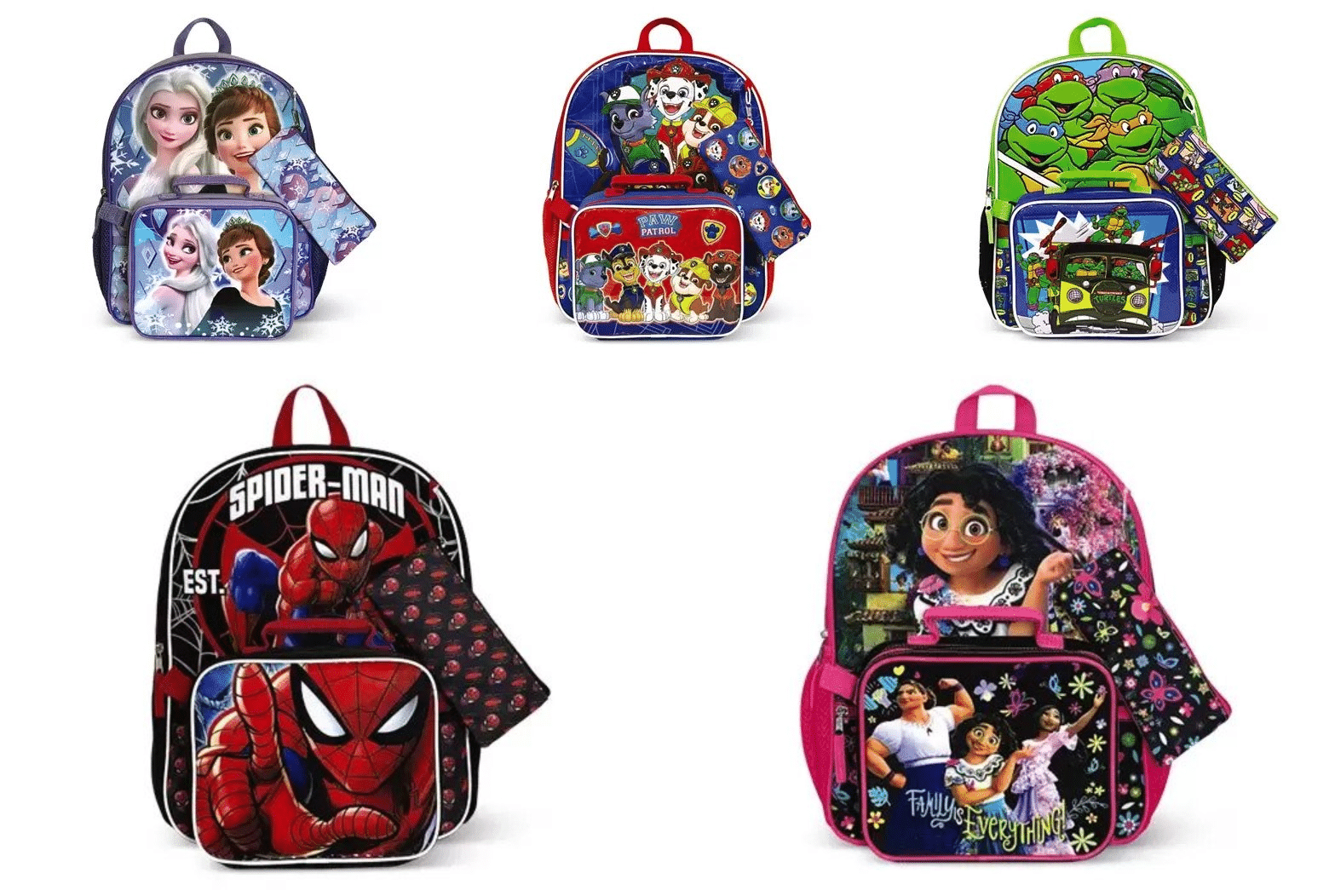 Aldi Selling a Licensed 3Piece Character Backpack Set Aldi Reviewer