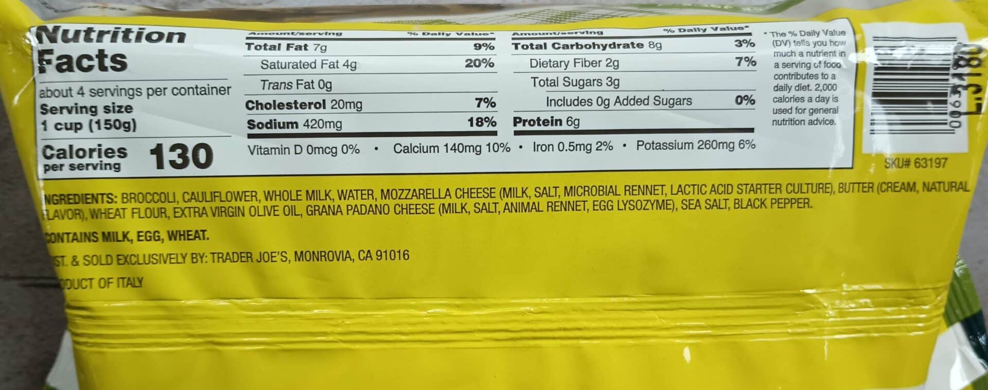 Trader Joe's Broccoli & Cauliflower Gratin Aldi Reviewer