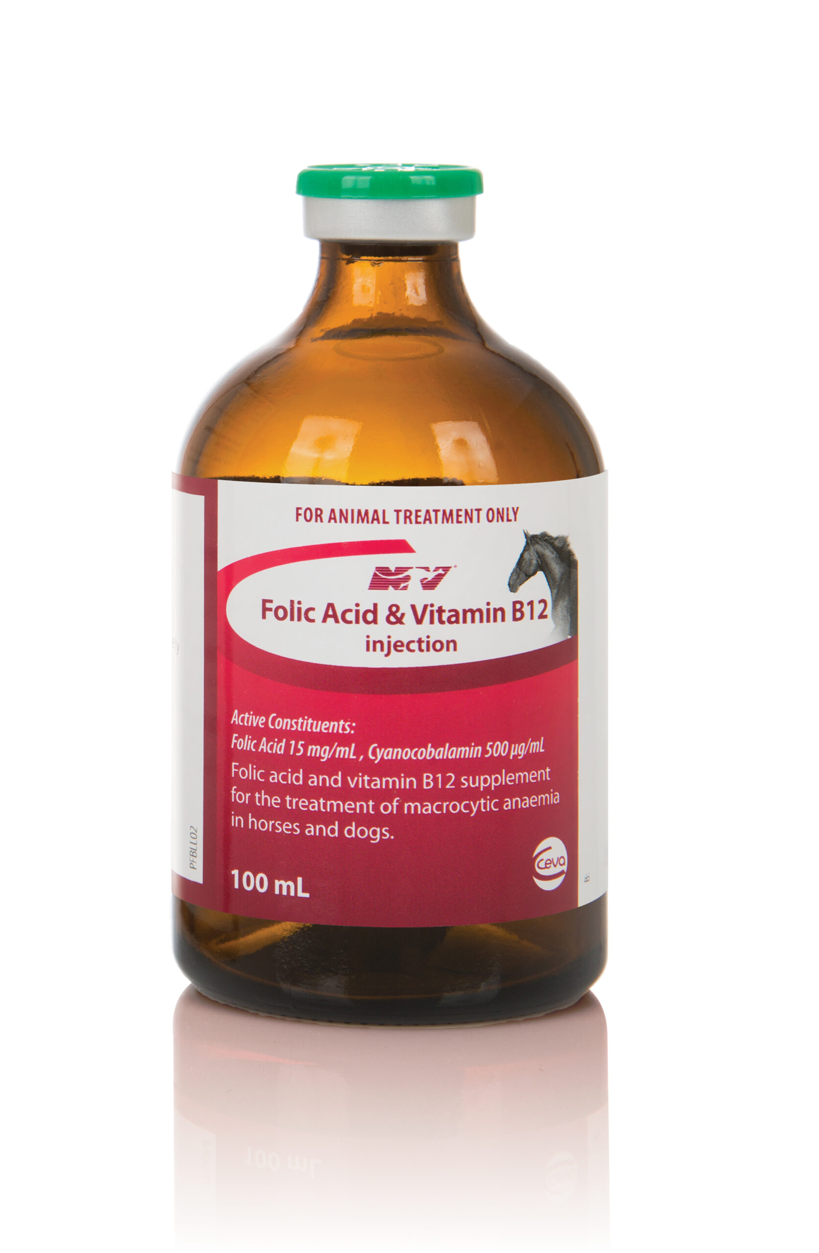 Folice Acid & Vitamine B12 Inj , 100ml Aldousari Veterinary Services