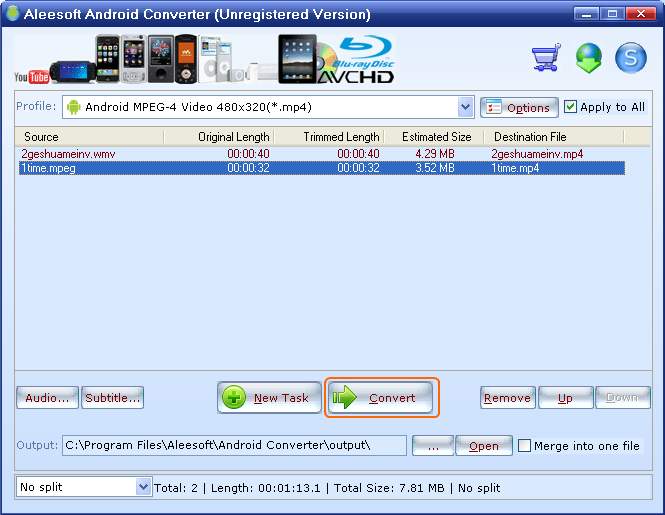MP4 to Android Converter, How to convert MP4 to Android phone with