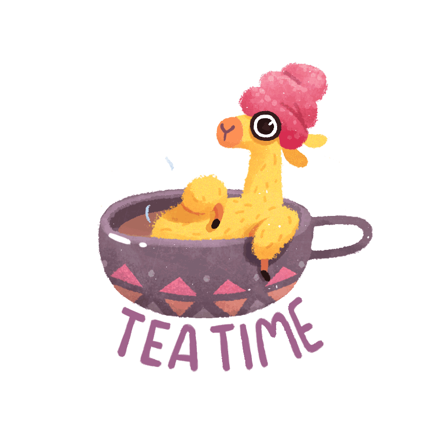 Hipster Llama Alena Tkach