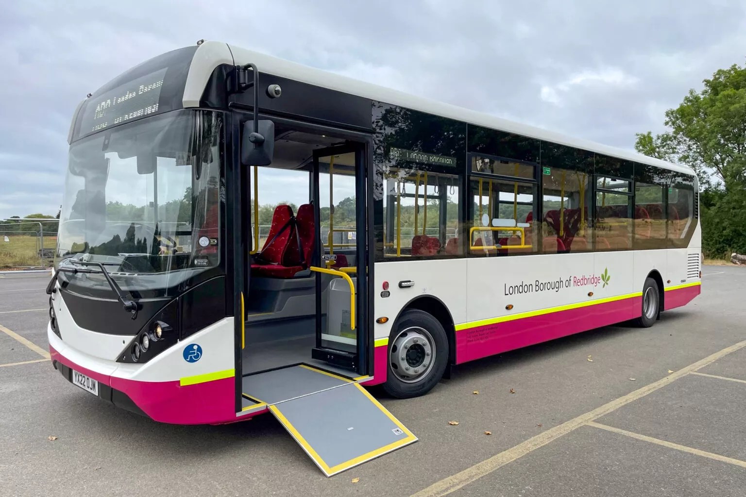 Five Alexander Dennis Enviro200 low emission buses for new customer