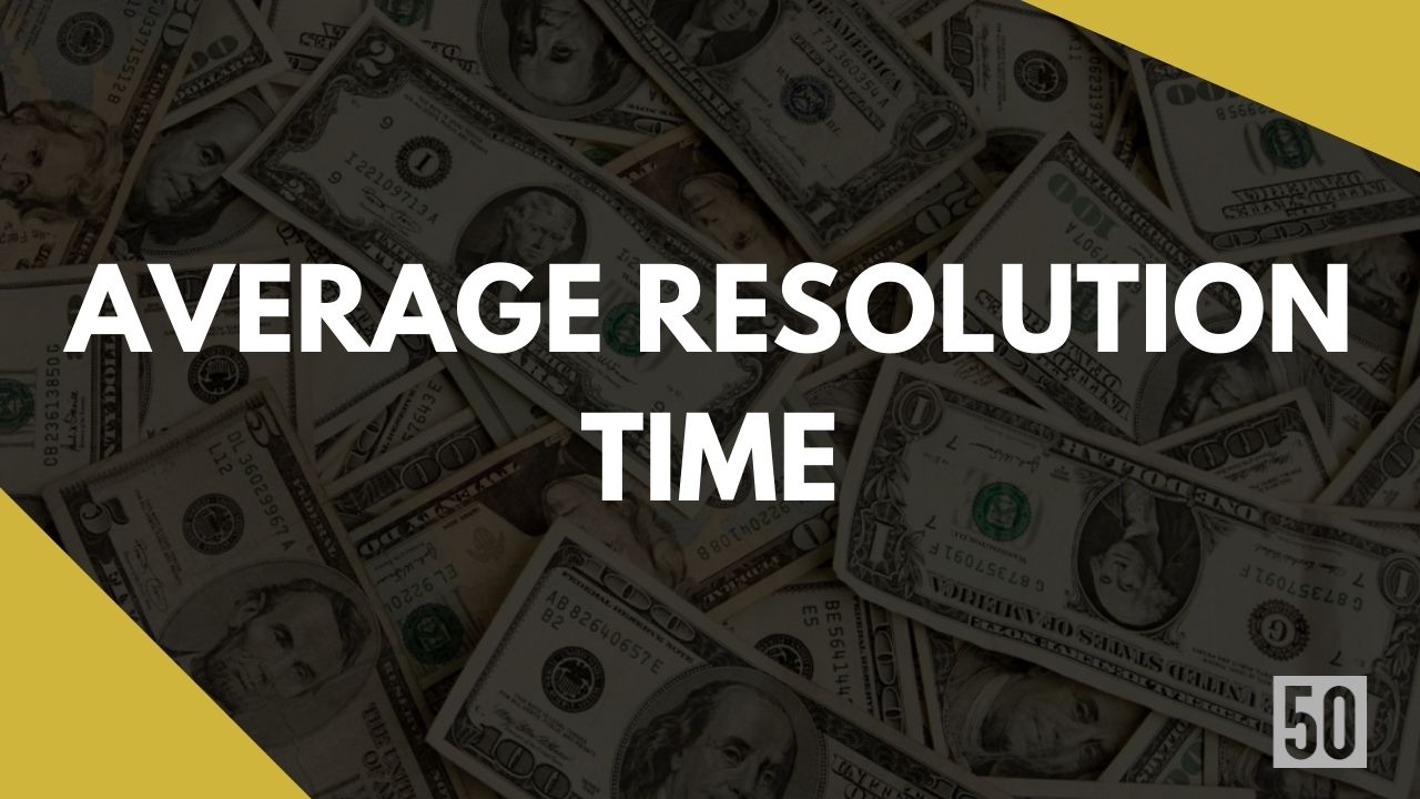 What is Average Resolution Time? What is the formula and why it is