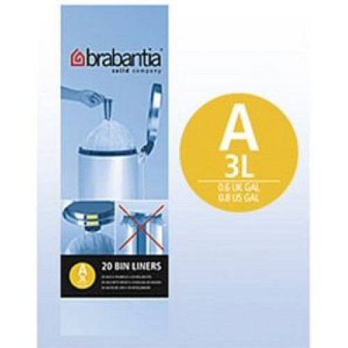 Brabantia Bin Liners 3L A