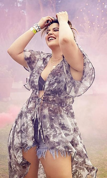 plus size boho kimono