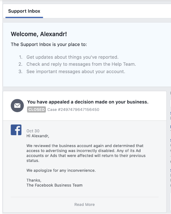 How To Get The BM / Ad Accounts Back From Facebook Facebook Ad Agency