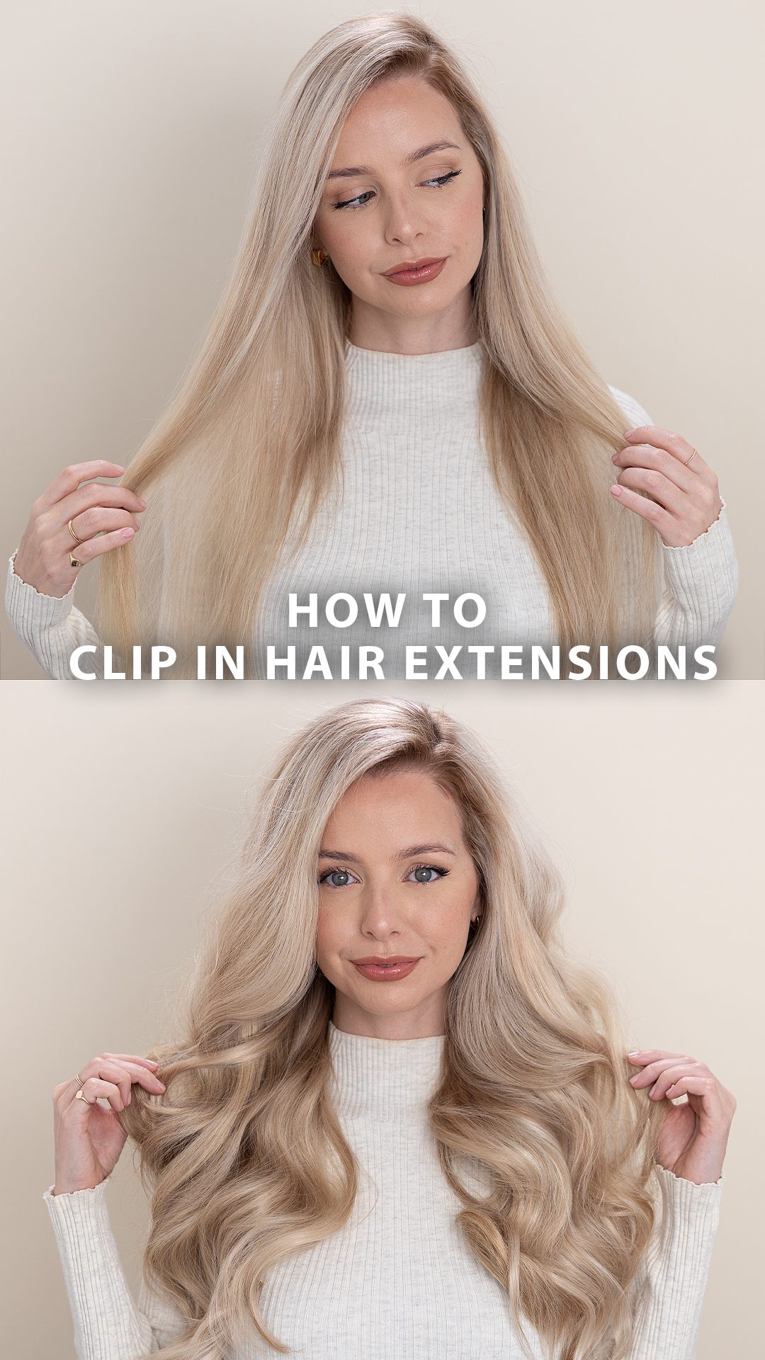 HOW TO CLIP IN HAIR EXTENSIONS + HALO Alex Gaboury