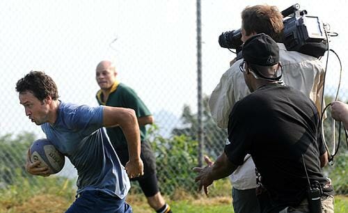 Alex O'Loughlin playing Rugby for CBS Three Rivers Episode 1