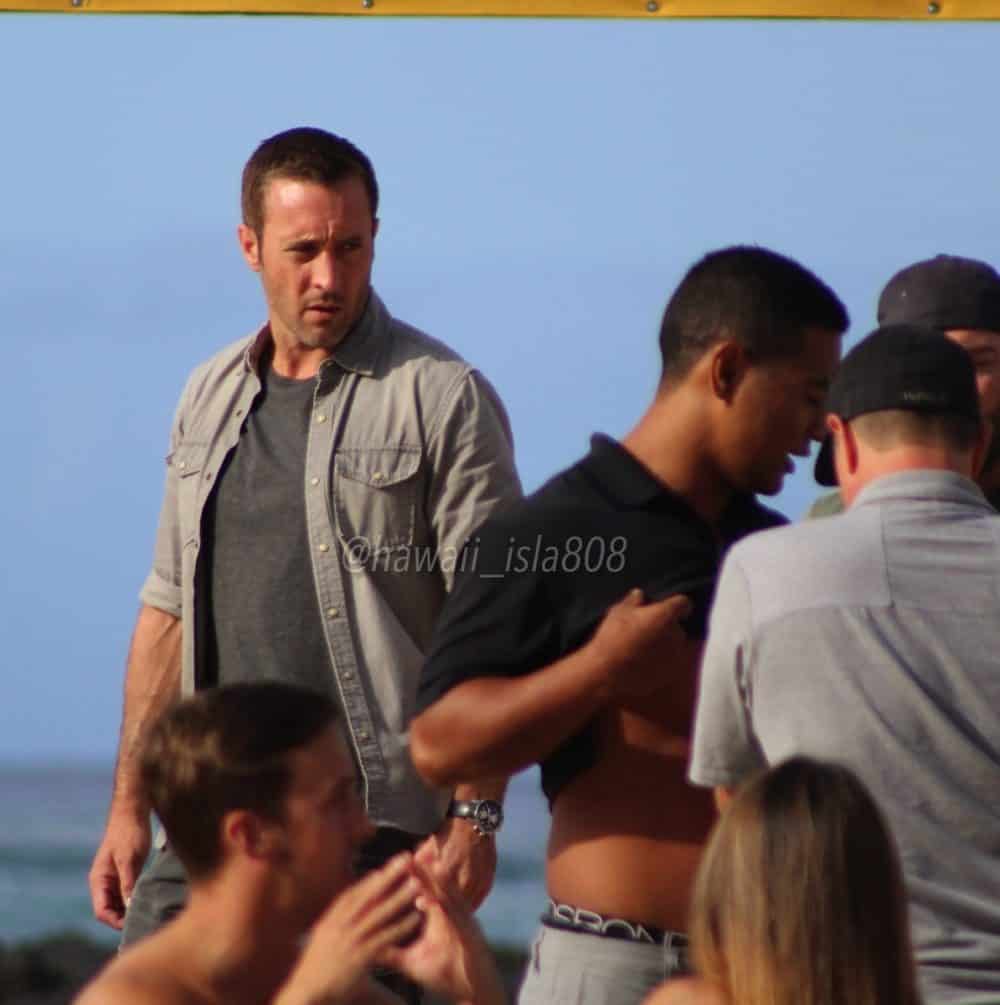 Alex O'Loughlin behind the scenes lagoon