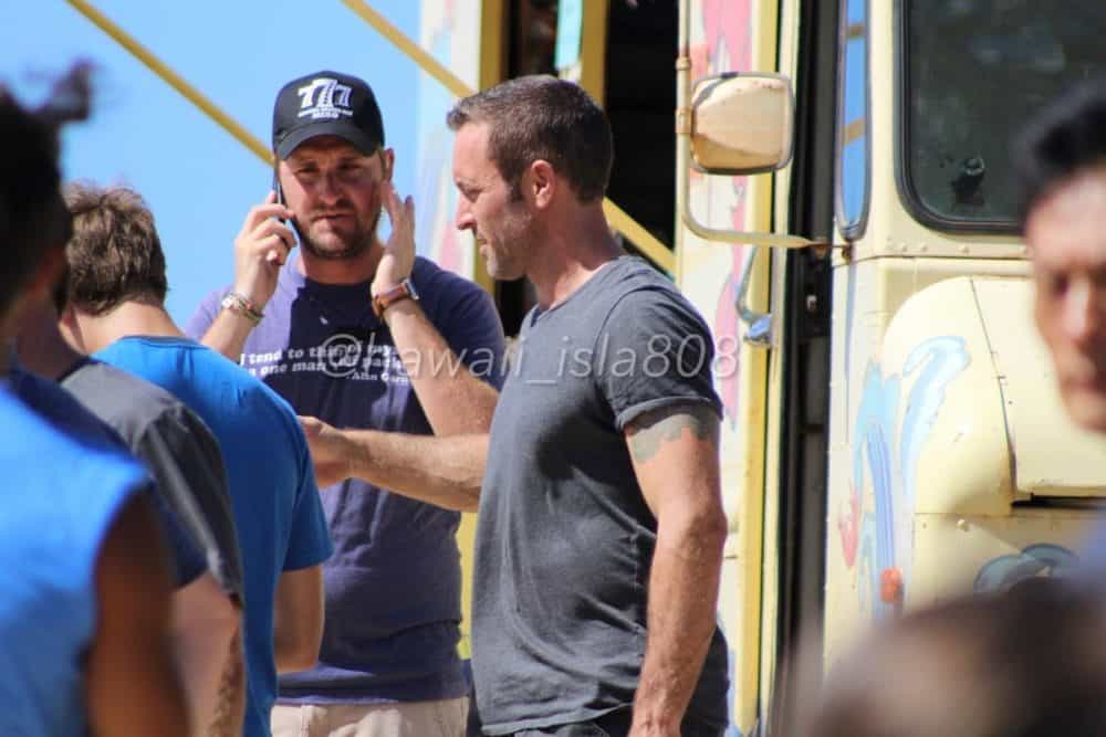 Alex O'Loughlin behind the scenes lagoon