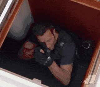 Alex O'Loughlin holed up