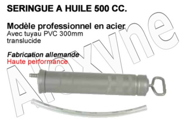 Seringue A Huile 500 C C Alexyne Sarl